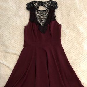 Maroon dress